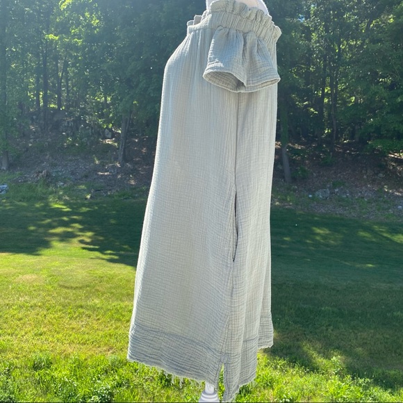 NWOT Anthro Maella Off-The-Shoulder Tunic Dress with Side Pockets, Small - Picture 4 of 16